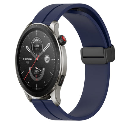 Bracelet de montre en silicone à fermoir magnétique de couleur unie de 22 mm, For Amazfit GTR 4, For Amazfit GTR 3, For Amazfit GTR 3 Pro, For Amazfit GTR 2e, For Amazfit GTR 2, For Amazfit 3