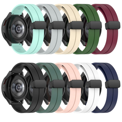 Bracelet de montre en silicone à fermoir magnétique de couleur unie de 22 mm, For Amazfit GTR 4, For Amazfit GTR 3, For Amazfit GTR 3 Pro, For Amazfit GTR 2e, For Amazfit GTR 2, For Amazfit 3