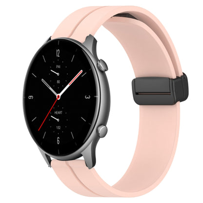 Bracelet de montre en silicone à fermoir magnétique de couleur unie de 22 mm, For Amazfit GTR 4, For Amazfit GTR 3, For Amazfit GTR 3 Pro, For Amazfit GTR 2e, For Amazfit GTR 2, For Amazfit 3