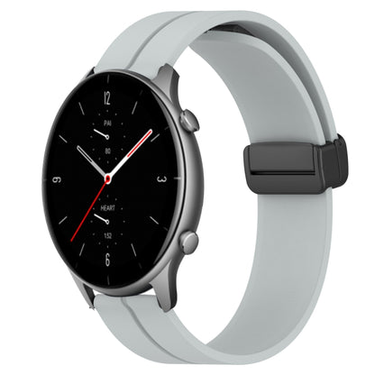 Bracelet de montre en silicone à fermoir magnétique de couleur unie de 22 mm, For Amazfit GTR 4, For Amazfit GTR 3, For Amazfit GTR 3 Pro, For Amazfit GTR 2e, For Amazfit GTR 2, For Amazfit 3
