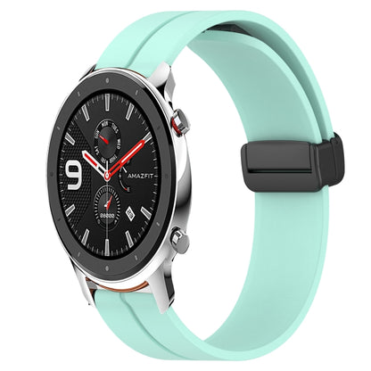 Bracelet de montre en silicone à fermoir magnétique de couleur unie de 22 mm, For Amazfit GTR 47mm