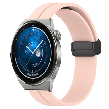 Bracelet de montre en silicone à fermoir magnétique de couleur unie de 22 mm, For Huawei Watch GT3 Pro 46mm, For Huawei Watch GT3 46mm, For Huawei Watch GT Runner, For Huawei Watch 3, For Huawei Watch 3 Pro, For Huawei GT2 Pro