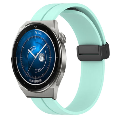 Bracelet de montre en silicone à fermoir magnétique de couleur unie de 22 mm, For Huawei Watch GT3 Pro 46mm, For Huawei Watch GT3 46mm, For Huawei Watch GT Runner, For Huawei Watch 3, For Huawei Watch 3 Pro, For Huawei GT2 Pro