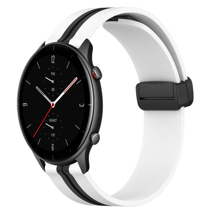 Bracelet de montre en silicone à fermoir magnétique pliant de 22 mm, For Amazfit GTR 4, For Amazfit GTR 3, For Amazfit GTR 3 Pro, For Amazfit GTR 2e, For Amazfit GTR 2, For Amazfit 3