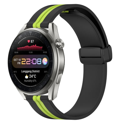 Bracelet de montre en silicone à fermoir magnétique pliant de 22 mm, For Huawei Watch 3 Pro New