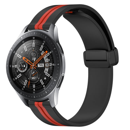Bracelet de montre en silicone à fermoir magnétique pliant de 22 mm, For Samsung Galaxy Watch3 45mm, For Samsung Galaxy Watch 46mm, For Samsung Gear S3 Classic, For Samsung Gear S3 Frontier