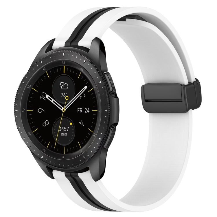 Bracelet de montre en silicone à fermoir magnétique pliant de 20 mm, For Samsung Galaxy Watch Active 2 40mm, For Samsung Galaxy Watch Active 2 44mm, For Samsung Galaxy Watch 42mm