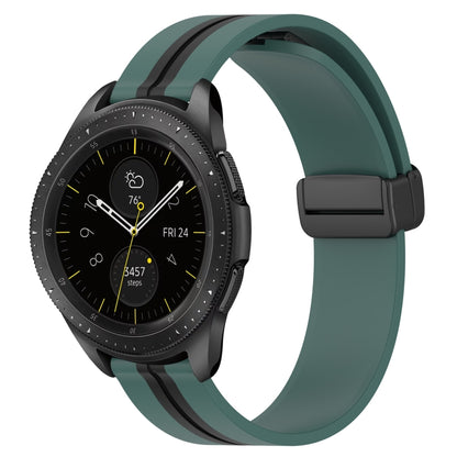 Bracelet de montre en silicone à fermoir magnétique pliant de 20 mm, For Samsung Galaxy Watch Active 2 40mm, For Samsung Galaxy Watch Active 2 44mm, For Samsung Galaxy Watch 42mm