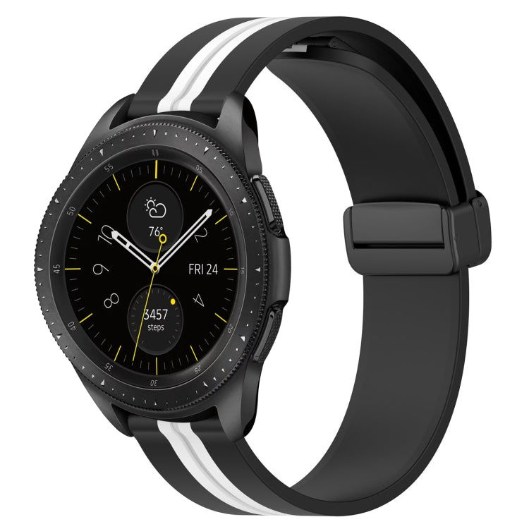 Bracelet de montre en silicone à fermoir magnétique pliant de 20 mm, For Samsung Galaxy Watch Active 2 40mm, For Samsung Galaxy Watch Active 2 44mm, For Samsung Galaxy Watch 42mm
