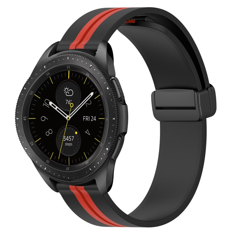 Bracelet de montre en silicone à fermoir magnétique pliant de 20 mm, For Samsung Galaxy Watch Active 2 40mm, For Samsung Galaxy Watch Active 2 44mm, For Samsung Galaxy Watch 42mm