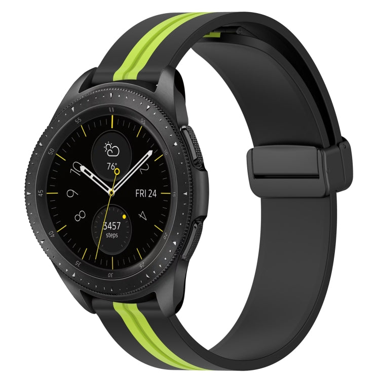 Bracelet de montre en silicone à fermoir magnétique pliant de 20 mm, For Samsung Galaxy Watch Active 2 40mm, For Samsung Galaxy Watch Active 2 44mm, For Samsung Galaxy Watch 42mm