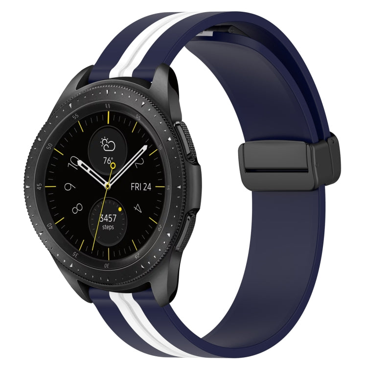 Bracelet de montre en silicone à fermoir magnétique pliant de 20 mm, For Samsung Galaxy Watch Active 2 40mm, For Samsung Galaxy Watch Active 2 44mm, For Samsung Galaxy Watch 42mm