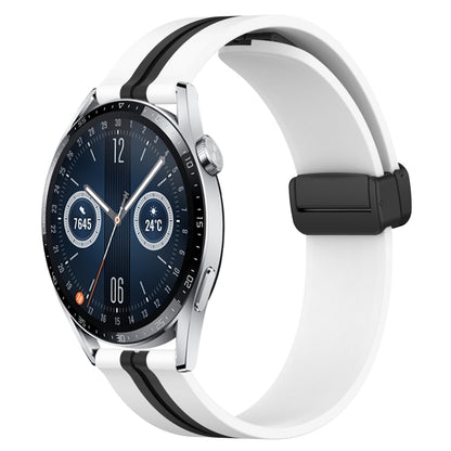 Bracelet de montre en silicone à fermoir magnétique pliant de 20 mm, For Huawei Watch GT3 Pro 43mm, For Huawei Watch GT3 42mm, For Huawei Watch GT2 42mm, For Huawei Watch 2, For Honor Watch ES, For Honor MagicWatch2 42mm