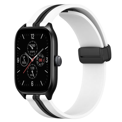 Bracelet de montre en silicone à fermoir magnétique pliant de 20 mm, For Amazfit GTS 4, For Amazfit GTS 3, For Amazfit GTS 2 Mini, For Amazfit GTS 2, For Amazfit GTS, For Amazfit GTR 42mm