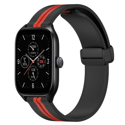 Bracelet de montre en silicone à fermoir magnétique pliant de 20 mm, For Amazfit GTS 4, For Amazfit GTS 3, For Amazfit GTS 2 Mini, For Amazfit GTS 2, For Amazfit GTS, For Amazfit GTR 42mm