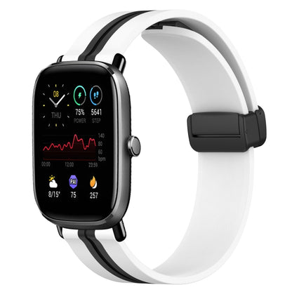 Bracelet de montre en silicone à fermoir magnétique pliant de 20 mm, For Amazfit GTS 4, For Amazfit GTS 3, For Amazfit GTS 2 Mini, For Amazfit GTS 2, For Amazfit GTS, For Amazfit GTR 42mm