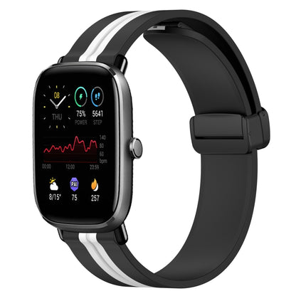 Bracelet de montre en silicone à fermoir magnétique pliant de 20 mm, For Amazfit GTS 4, For Amazfit GTS 3, For Amazfit GTS 2 Mini, For Amazfit GTS 2, For Amazfit GTS, For Amazfit GTR 42mm