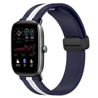 Bracelet de montre en silicone à fermoir magnétique pliant de 20 mm, For Amazfit GTS 4, For Amazfit GTS 3, For Amazfit GTS 2 Mini, For Amazfit GTS 2, For Amazfit GTS, For Amazfit GTR 42mm