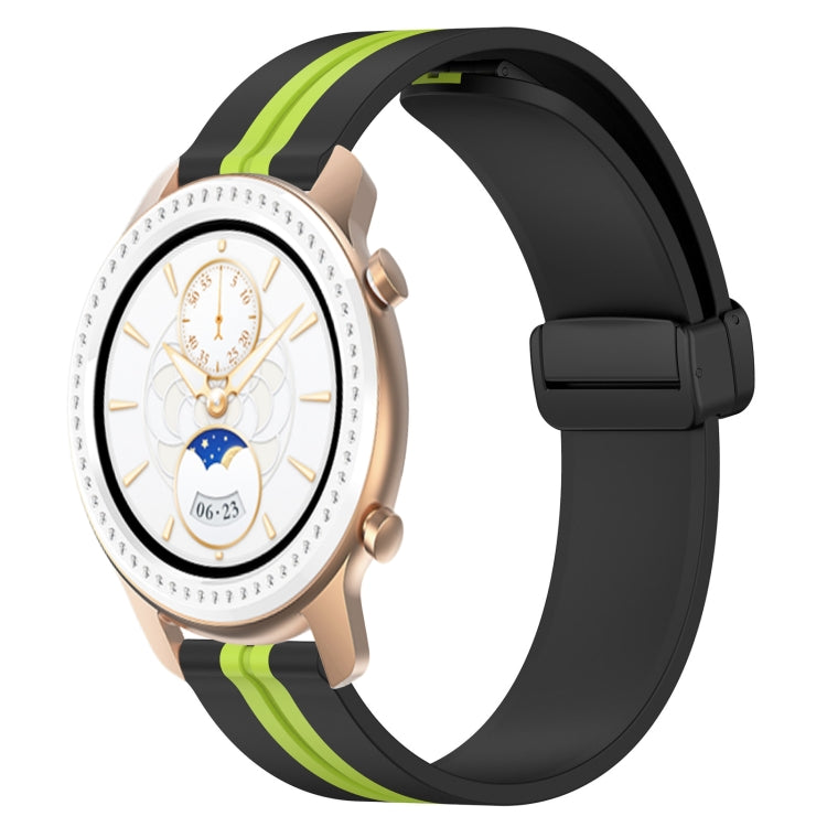 Bracelet de montre en silicone à fermoir magnétique pliant de 20 mm, For Amazfit GTS 4, For Amazfit GTS 3, For Amazfit GTS 2 Mini, For Amazfit GTS 2, For Amazfit GTS, For Amazfit GTR 42mm