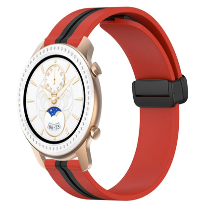 Bracelet de montre en silicone à fermoir magnétique pliant de 20 mm, For Amazfit GTS 4, For Amazfit GTS 3, For Amazfit GTS 2 Mini, For Amazfit GTS 2, For Amazfit GTS, For Amazfit GTR 42mm