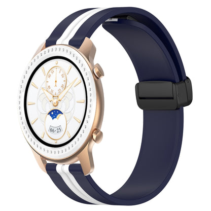 Bracelet de montre en silicone à fermoir magnétique pliant de 20 mm, For Amazfit GTS 4, For Amazfit GTS 3, For Amazfit GTS 2 Mini, For Amazfit GTS 2, For Amazfit GTS, For Amazfit GTR 42mm