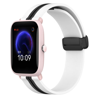 Bracelet de montre en silicone à fermoir magnétique pliant de 20 mm, For Amazfit Pop Pro, For Amazfit Pop
