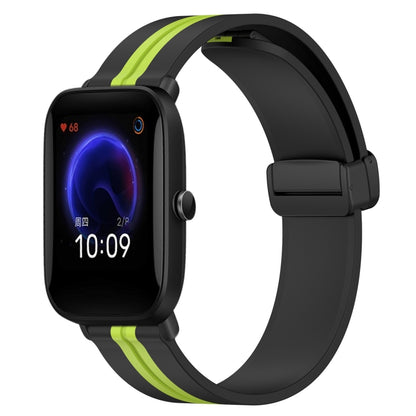 Bracelet de montre en silicone à fermoir magnétique pliant de 20 mm, For Amazfit Pop Pro, For Amazfit Pop