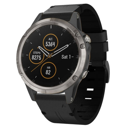 Bracelet de montre en cuir à boucle en acier de 22 mm, For Garmin Fenix 7 Sapphire Solar, For Garmin Fenix 7, For Garmin Fenix 7 Solar, For Garmin EPIX Gen 2, For Garmin Instinct 2, For Garmin Instinct, For Garmin Descent G1, For Garmin Approach S62   ...