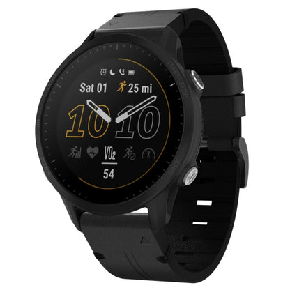 Bracelet de montre en cuir à boucle en acier de 22 mm, For Garmin Fenix 7 Sapphire Solar, For Garmin Fenix 7, For Garmin Fenix 7 Solar, For Garmin EPIX Gen 2, For Garmin Instinct 2, For Garmin Instinct, For Garmin Descent G1, For Garmin Approach S62   ...