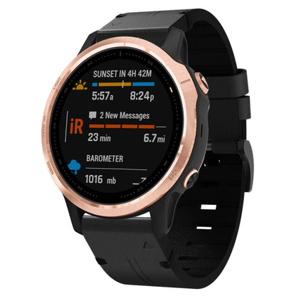 Bracelet de montre en cuir à boucle en acier de 20 mm, For Garmin Fenix 7S, For Garmin Fenix 7S Solar, For Garmin Fenix 7S Sapphire Solar, For Garmin Instinct 2S, For Garmin Fenix 6S, For Garmin Fenix 6S Pro, For Garmin Fenix 5S, For Garmin Fenix 5S Plus