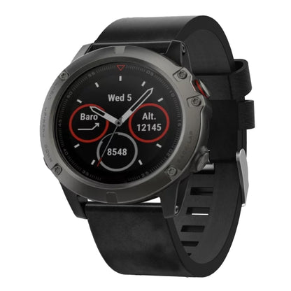 Bracelet de montre en cuir à boucle en acier de 26 mm, For Garmin Fenix 7X, For Garmin Fenix 7X Solar, For Garmin Tactix 7, For Garmin Tactix 7Pro, For Garmin Tactix Delta, For Garmin Enduro 2, For Garmin Fenix 6X, For Garmin Fenix 6X Pro              ...
