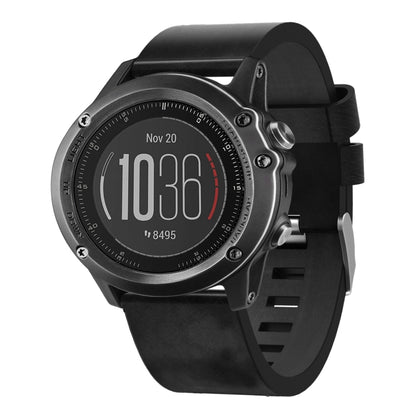 Bracelet de montre en cuir à boucle en acier de 26 mm, For Garmin Fenix 7X, For Garmin Fenix 7X Solar, For Garmin Tactix 7, For Garmin Tactix 7Pro, For Garmin Tactix Delta, For Garmin Enduro 2, For Garmin Fenix 6X, For Garmin Fenix 6X Pro              ...