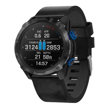 Bracelet de montre en cuir à boucle en acier de 26 mm, For Garmin Fenix 7X, For Garmin Fenix 7X Solar, For Garmin Tactix 7, For Garmin Tactix 7Pro, For Garmin Tactix Delta, For Garmin Enduro 2, For Garmin Fenix 6X, For Garmin Fenix 6X Pro              ...