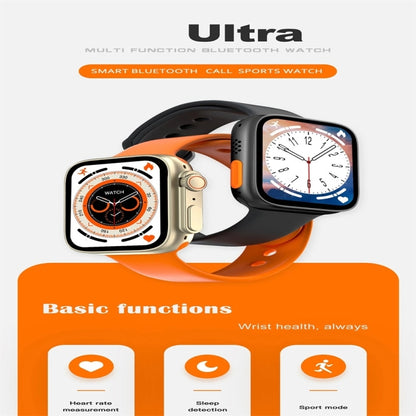 Montre intelligente à écran couleur S8 Ultra 1,81 pouces, prise en charge de la surveillance de la fréquence cardiaque/surveillance de la pression artérielle