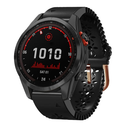 Bracelet de montre en silicone pour femme 20 mm avec poinçon dentelle, For Garmin Fenix 7S, For Garmin Fenix 7S Solar, For Garmin Fenix 7S Sapphire Solar, For Garmin Instinct 2S, For Garmin Fenix 6S, For Garmin Fenix 6S Pro, For Garmin Fenix 5S