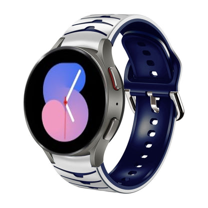 Bracelet de montre en silicone à texture incurvée, For Samsung Galaxy Watch 5 44mm, For Samsung Galaxy Watch 5 40mm, For Samsung Galaxy Watch 5 Pro 45mm, For Samsung Galaxy Watch 4 44mm