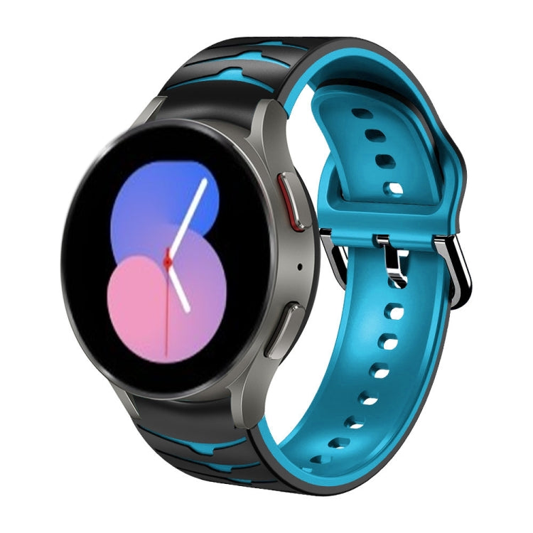 Bracelet de montre en silicone à texture incurvée, For Samsung Galaxy Watch 5 44mm, For Samsung Galaxy Watch 5 40mm, For Samsung Galaxy Watch 5 Pro 45mm, For Samsung Galaxy Watch 4 44mm