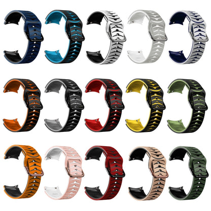 Bracelet de montre en silicone à texture incurvée, For Samsung Galaxy Watch 5 44mm, For Samsung Galaxy Watch 5 40mm, For Samsung Galaxy Watch 5 Pro 45mm, For Samsung Galaxy Watch 4 44mm