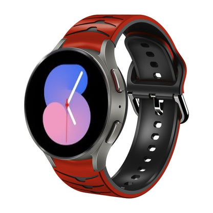 Bracelet de montre en silicone à texture incurvée, For Samsung Galaxy Watch 5 44mm, For Samsung Galaxy Watch 5 40mm, For Samsung Galaxy Watch 5 Pro 45mm, For Samsung Galaxy Watch 4 44mm