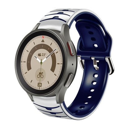 Bracelet de montre en silicone à texture incurvée, For Samsung Galaxy Watch 5 44mm, For Samsung Galaxy Watch 5 40mm, For Samsung Galaxy Watch 5 Pro 45mm, For Samsung Galaxy Watch 4 44mm