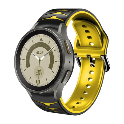 Bracelet de montre en silicone à texture incurvée, For Samsung Galaxy Watch 5 44mm, For Samsung Galaxy Watch 5 40mm, For Samsung Galaxy Watch 5 Pro 45mm, For Samsung Galaxy Watch 4 44mm