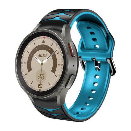 Bracelet de montre en silicone à texture incurvée, For Samsung Galaxy Watch 5 44mm, For Samsung Galaxy Watch 5 40mm, For Samsung Galaxy Watch 5 Pro 45mm, For Samsung Galaxy Watch 4 44mm