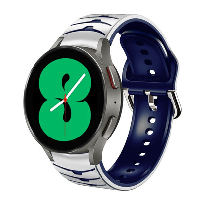 Bracelet de montre en silicone à texture incurvée, For Samsung Galaxy Watch 5 44mm, For Samsung Galaxy Watch 5 40mm, For Samsung Galaxy Watch 5 Pro 45mm, For Samsung Galaxy Watch 4 44mm