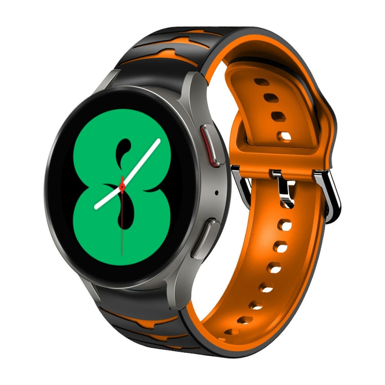 Bracelet de montre en silicone à texture incurvée, For Samsung Galaxy Watch 5 44mm, For Samsung Galaxy Watch 5 40mm, For Samsung Galaxy Watch 5 Pro 45mm, For Samsung Galaxy Watch 4 44mm
