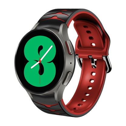 Bracelet de montre en silicone à texture incurvée, For Samsung Galaxy Watch 5 44mm, For Samsung Galaxy Watch 5 40mm, For Samsung Galaxy Watch 5 Pro 45mm, For Samsung Galaxy Watch 4 44mm