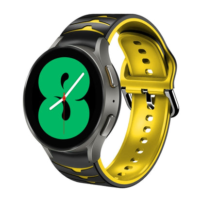 Bracelet de montre en silicone à texture incurvée, For Samsung Galaxy Watch 5 44mm, For Samsung Galaxy Watch 5 40mm, For Samsung Galaxy Watch 5 Pro 45mm, For Samsung Galaxy Watch 4 44mm