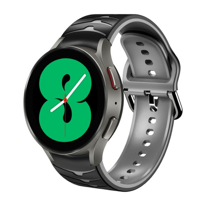 Bracelet de montre en silicone à texture incurvée, For Samsung Galaxy Watch 5 44mm, For Samsung Galaxy Watch 5 40mm, For Samsung Galaxy Watch 5 Pro 45mm, For Samsung Galaxy Watch 4 44mm