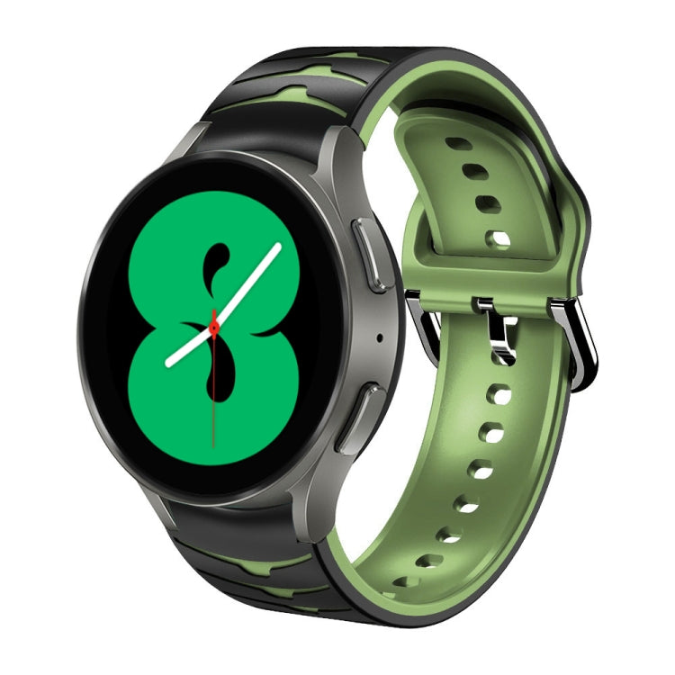 Bracelet de montre en silicone à texture incurvée, For Samsung Galaxy Watch 5 44mm, For Samsung Galaxy Watch 5 40mm, For Samsung Galaxy Watch 5 Pro 45mm, For Samsung Galaxy Watch 4 44mm