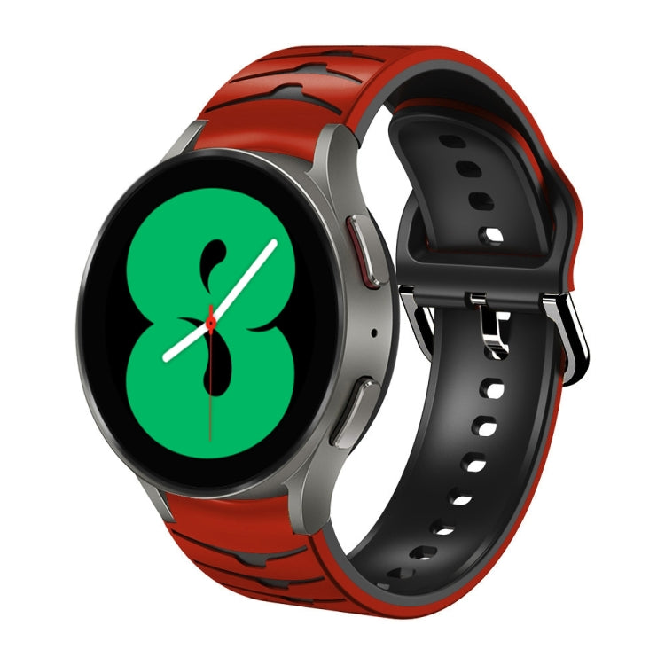 Bracelet de montre en silicone à texture incurvée, For Samsung Galaxy Watch 5 44mm, For Samsung Galaxy Watch 5 40mm, For Samsung Galaxy Watch 5 Pro 45mm, For Samsung Galaxy Watch 4 44mm