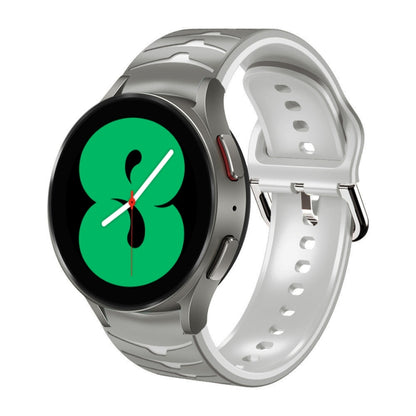 Bracelet de montre en silicone à texture incurvée, For Samsung Galaxy Watch 5 44mm, For Samsung Galaxy Watch 5 40mm, For Samsung Galaxy Watch 5 Pro 45mm, For Samsung Galaxy Watch 4 44mm